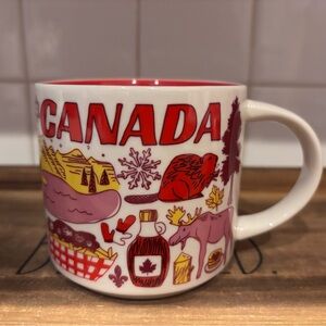 Canada Themed Mug - Red and White
